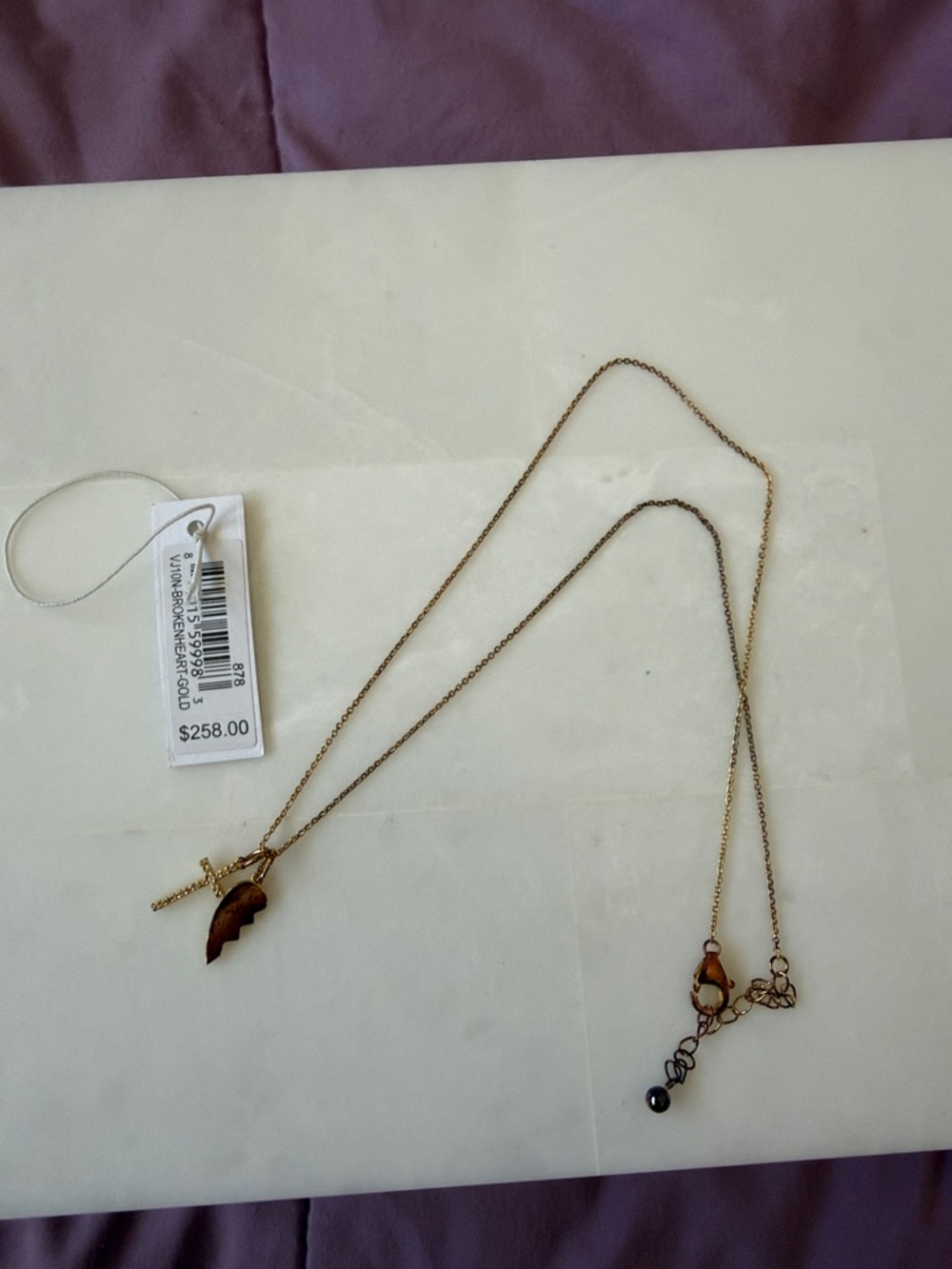 Uncommon James Broken heart necklace